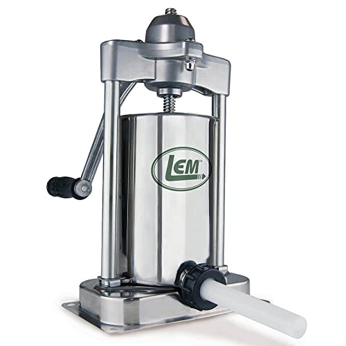  Products 1606 5-Pound Stainless Steel Vertical Sausage Stuffer, Silver