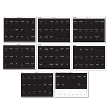  Black Spice Labels For Spice Jars | 148 Spice Jar Labels For Spice Containers | Spice Labels Stickers Preprinted | Spice Organizing Labels Herb Seasoning Kitchen Pantry Labels For Jars