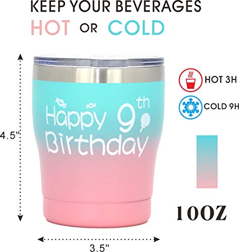  9th Birthday Gifts, 9th Bday Gifts, 9th Birthday Water Bottle, 9 Birthday Ideas, Birthday Gift For 9 Year Old, Kids 9 Yrs Old Gifts, Happy 9th Birthday, Its My 9th Birthday
