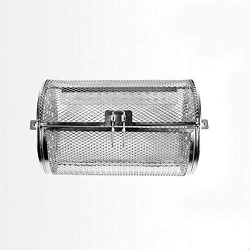  Stainless Steel Rotisserie Grill, 360 Degree Rotatable Heating Oven Cages Oven Racks Oven Basket, Oven Roaster Drum For Peanut Dried Nut Coffee Beans BBQ