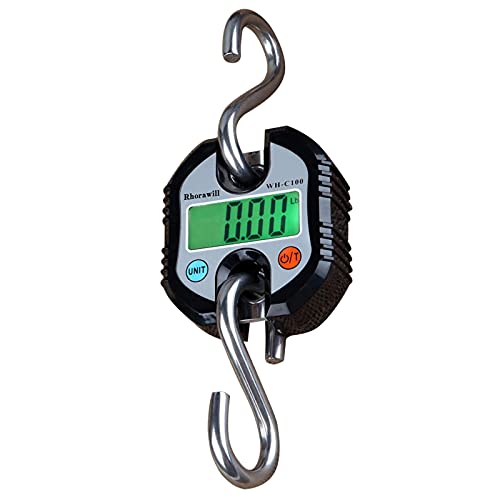  Luggage Scales Digital Kitchen Scales Luggage Scales Crane Scales Digital With Hooks, Portable Hanging Scales With Display (Orange)…