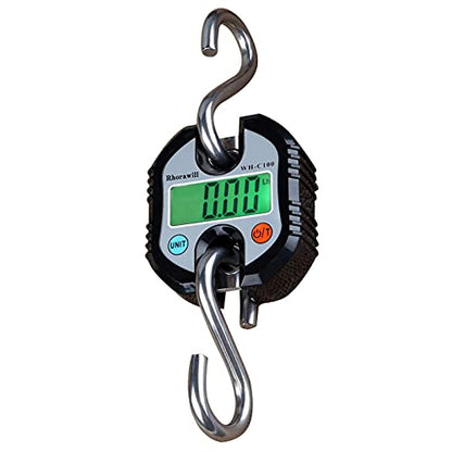  Luggage Scales Digital Kitchen Scales Luggage Scales Crane Scales Digital With Hooks, Portable Hanging Scales With Display (Orange)…