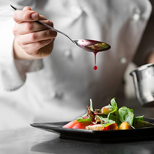  Professional Chef Plating Kit, 10 Piece Culinary Plating Set, Black, Stainless Steel (10 Piece, Black)