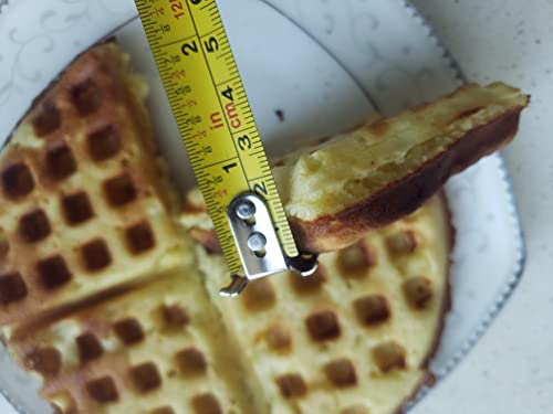  Cast Iron Waffle Maker With Handle Hoder And Basting Brush…