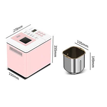  Smart Household Automatic Bread Machine Toast Yogurt Cake Multifunctional Breakfast Machine (Color : A) (B) (B) (A)