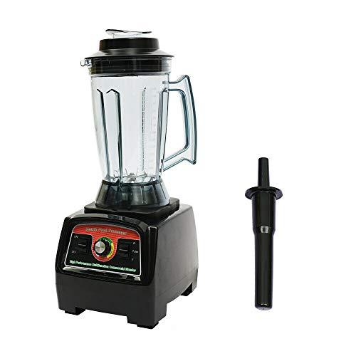  Professional Countertop Blender 2800W Commercial Smoothie Blender Shakes Smoothies Juicer Maker Machine With 140 OZ BPA Free Pitcher (Smoothie Blender)
