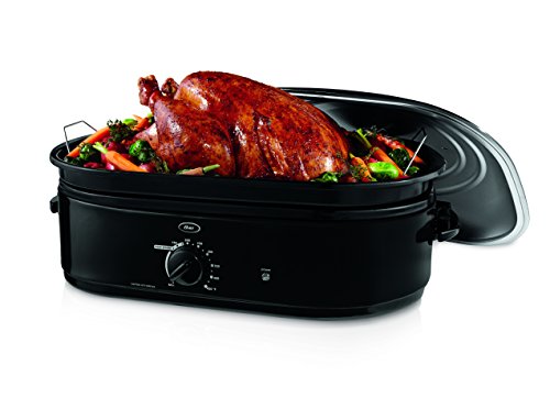 Oster® Roaster Oven With Self-Basting Lid, 18 Quart, Black (CKSTRS18-BSB-W)