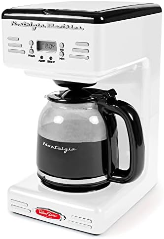  Retro 12-Cup Programmable Coffee Maker, Yellow