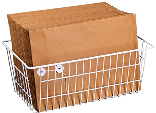  Wire Storage Basket Freezer Organizer Bins Metal Wire Baskets Wire Organizer Storage Baskets For Kitchen, Cabinets, Pantry, Freezer, BathroomSet Of 3