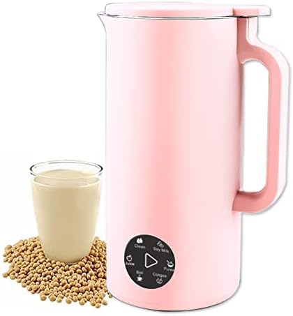  Ni Soybean Milk Maker, Portable Soy Milk Machine With 6 Functions, Juicer Maker, Free Filtering, Self Cleaning And 110V For Household (White-)