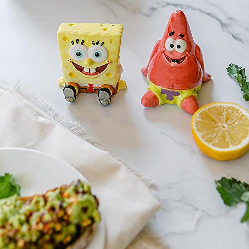  And Patrick Salt And Pepper Shaker Set - Hand Painted, Ceramic, 2-Piece Set, Home And Kitchen Utensils, Homeware, Refillable