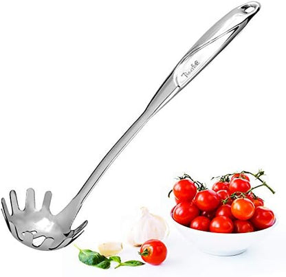  High-grade Stainless Steel Slotted Spatula,Cooking Slotted Turner For Kitchen 1-Pcs (13.5 Inch)