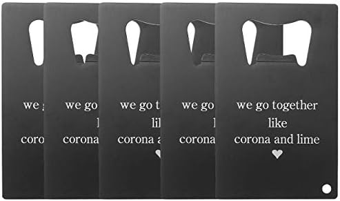  Bottle Opener, Yoption 10Pcs Stainless Steel Credit Card Size Beer Bottle Opener Cap For Wedding Party Groomsmen Bridesmaid Gifts
