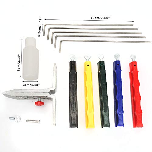  Portable Knife Sharpener, Fixed Angle 17/20/25/30 Edge Knife Sharpening System With 5 Diamond Stones Sharpening Kit For Kitchen And Hunting