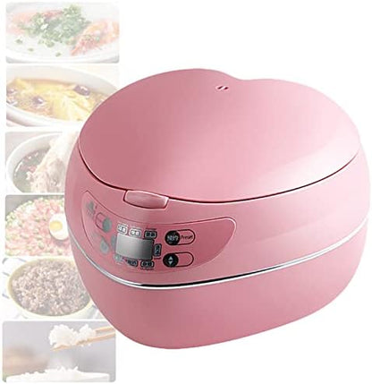  Peach Heart-Shaped Rice Cooker, Steamer With Household Insulation Function (1.8L), Non-Stick Pot, Constant Temperature Insulation, 300W Rice Cooker,#1