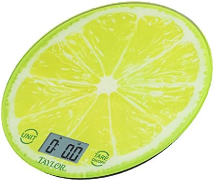 Taylor Citrus Glass Kitchen Scale, Orange