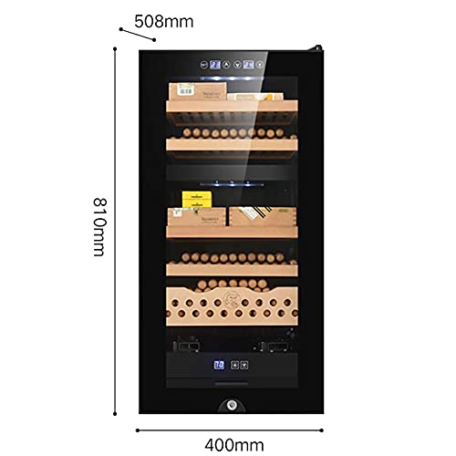  ATAAY Thermoelectric Cigar Cabinet, Wine Cabinet - Drug Cooler- Bar Refrigerator - Countertop Wine - Freestanding Refrigerator With LCD Digital Display