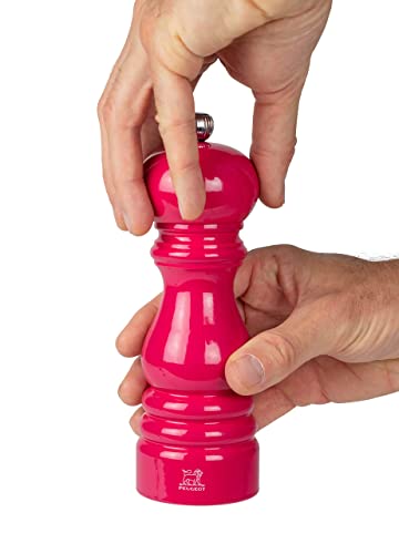 Peugeot EUGEOT - Paris Pepper Mill 18 Cm - Paris-rama Collection - Classic Grinding Setting - Made From PEFC-certified Wood - Candy Pink