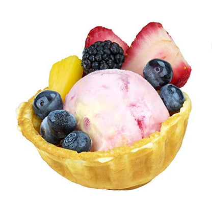  Appliances TS-1402BL Double Waffle Bowl Maker, Standard, Blue