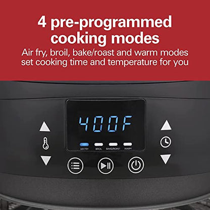  Air Fryer Lid For 6 And 8 Quart Pressure Cookers, Black