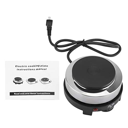  Portable 500W Electric Mini Stove Hot Plate Multifunction Home Heater (US Plug 110V)