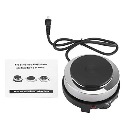  Portable 500W Electric Mini Stove Hot Plate Multifunction Home Heater (US Plug 110V)