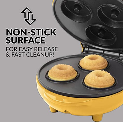  MyMini Lava & Bundt Cake Maker-mini Breads, Mini Muffins, Compact Size (Gold)