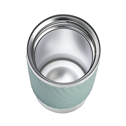 Emsa Easy Twist N2011700 Travel Mug 360 Ml Petrol Blue