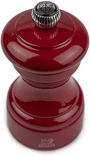 Peugeot Bistro Salt Mill Passion Red 10cm-4in.