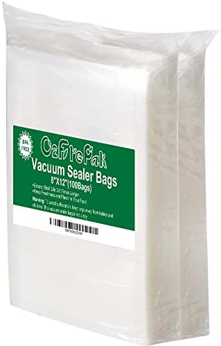  100 Gallon Size 11" X 16"Vacuum Sealer Bags With BPA Free And Puncture Prevention,Vacuum Seal Freezer Bags,Great For Sous Vide Vaccume Sealer PreCut Bags