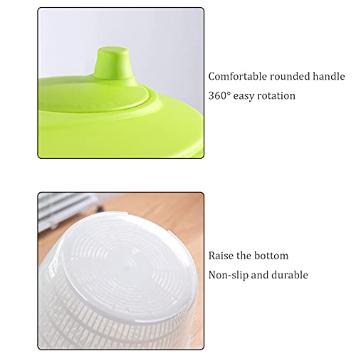  HEIMP Dryer Salad Spinner Large, With Clips & Locking Lid, Lettuce Vegetables Washer Dryer Drainer Crisper Strainer For Home Kitchen Washing Kitchen Slicer