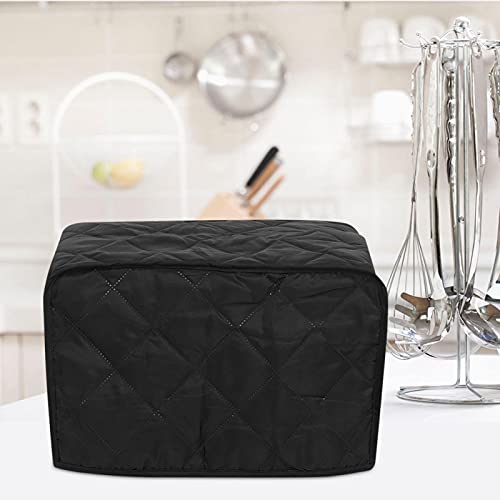  Pressure Cooker Cover, Pressure Cooker Dust Cover, Dustproof Square Practical Polyester Pongee Kitchen Kitchen Appliances(Black, 40.6 * 23 * 25.4cm)