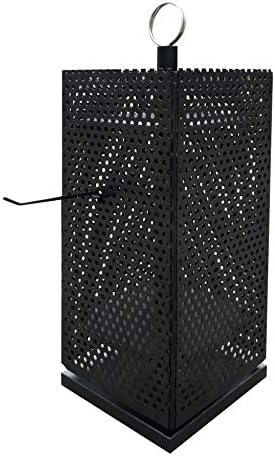  FixtureDisplays® 20PK 4" Metal Hook Metal Pegwall Wire Hook Black Wire Hook For Metal Pegboard 18477-20PK-NF