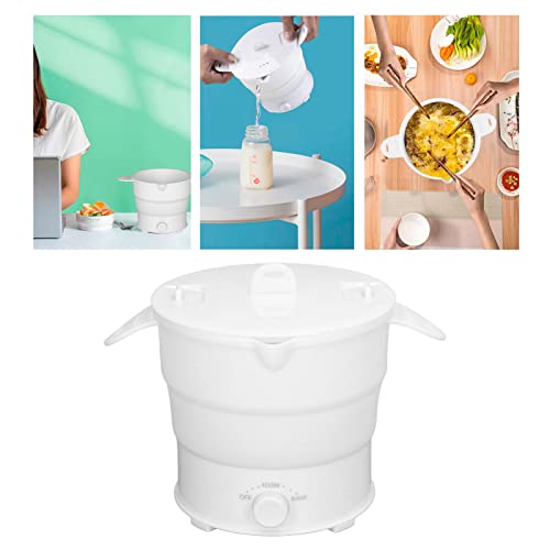  Portable Electric Hot Pot, 1.2L Collapsible Control Knob Electric Hot Pot Cooker For Office For Home(#2)