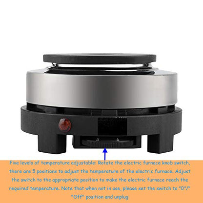  Electric Small Stove,500W Small Hot Plates For Cooking Electric Single Electric Flat Cast Iron Heating Plate Burner For RV, Small Apartments, Camping Etc