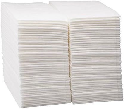  Isposable Linen-Feel Guest Hand Towels (200 Pack) Luxury Bathroom Napkins White Cloth-Like Paper Towel Great For Dinner, Party, Wedding