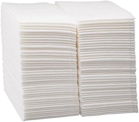  Isposable Linen-Feel Guest Hand Towels (200 Pack) Luxury Bathroom Napkins White Cloth-Like Paper Towel Great For Dinner, Party, Wedding