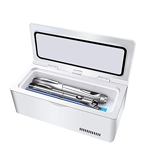  TONPOP Mini Fridge Refrigerator Box Portable Intelligent Control LED Rechargeable Car Dual-use Portable Small Portable Refrigerator ()