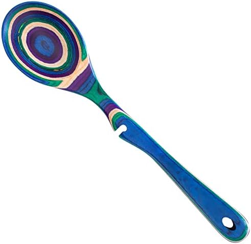  Ique Mumbai Collection 2-in-1 Wooden Measuring Spoon With Tablespoon And Teaspoon Measurements
