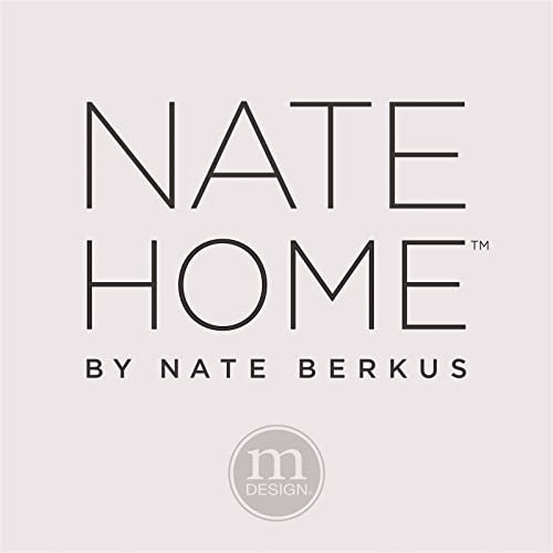  By Nate Berkus 2-Tier Plastic 9-Inch Turntable Organizer With Ash Wood Accents | For Kitchen Cabinet, Countertop, Or Pantry Organizing From MDesign - Set Of 2, Clear/Natural