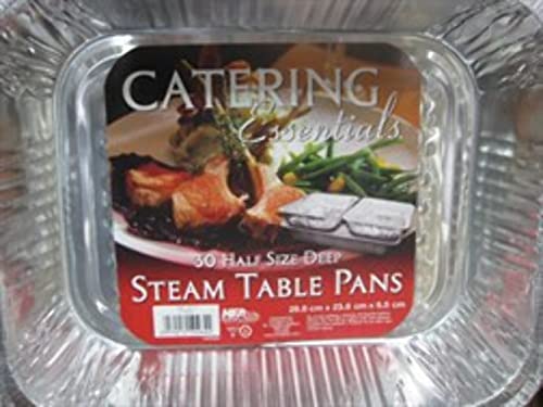  Half Size Deep Foil Steam Table Pan - Pack Of 30 (439376)