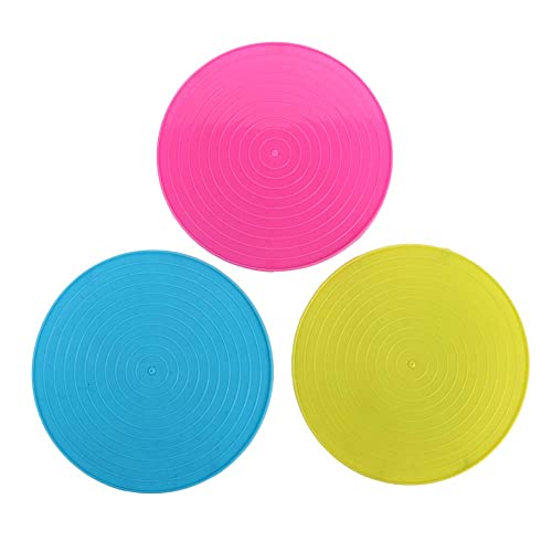  3 In 1 Microwave Plate Stacker Foldable Steaming Tray With Handle, Plastic Baking Oven Tray Kitchen Cooling Rack Cooking Equipment Accessories(Blue)