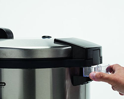  Proctor Silex Commercial 37560R Rice Cooker/Warmer, 60 Cups Cooked Rice, Non-Stick Pot, Hinged Lid, Stainless Steel Housing, 1 Year Warranty