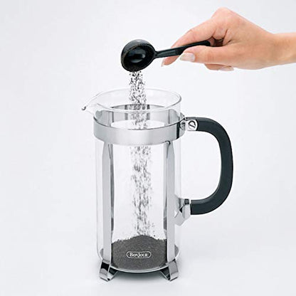  Jour Maximus French Press Coffee Maker, 8 Cup, Silver