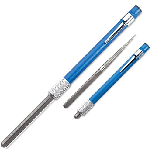 Knife Sharpener, Portable Retractable Diamond Knife Sharpening Steel Rod For Kitchen Outdoor Better Grit