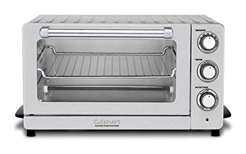Cuisinart TOB-60NFR Toaster Oven Broiler With Convection , Silver(Renewed)