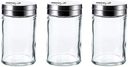  | Stainless Steel Salt And Pepper Shakers Set | 6-Piece Pack | Best For Home Kitchen, Restaurants And Catering