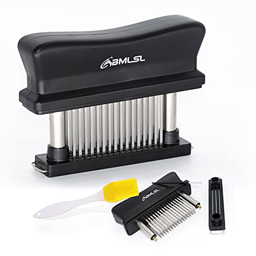  Meat Tenderizer, Detachable 48-Blade Stainless Steel Steak Tenderizer Tool, Meat Tenderizer Machine That Is Easy To Use And Clean For Tenderizing Beef/Chicken/Pork, Dishwasher Safe