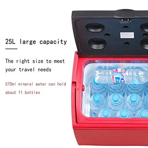  TONPOP 25L Mini Fridge Cooler Chiller And Warmer Outdoor Self-driving Office Dormitory Fresh-keeping Car Home Dual-use Mini Refrigerator Medicine Insulation Small Cooling And Heati