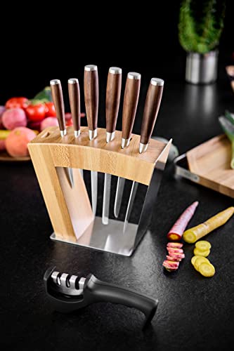 Rösle Knife Sharpener With 3 Levels And Ergonomic Slip-Resistant Grip